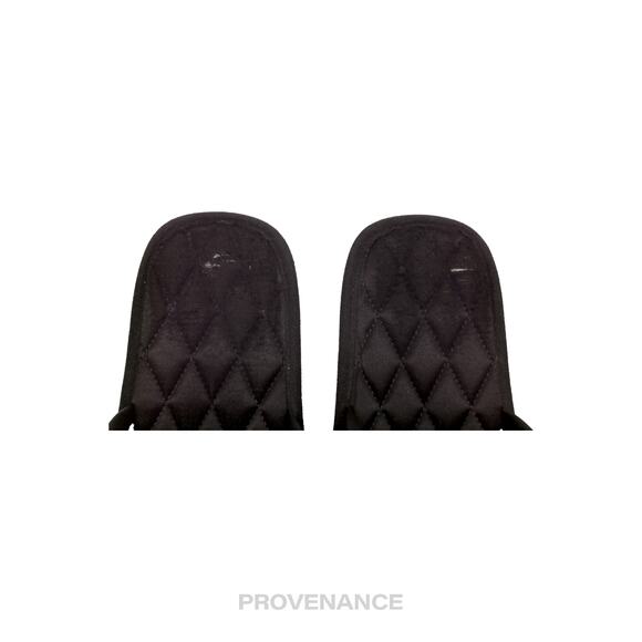 🔴 Louis Vuitton Slipper - Script Embroidered Black - Picture 6 of 9